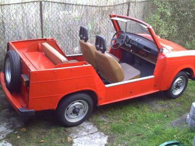 (V) Trabant-Kübel-Cabrio "Elektrabi"